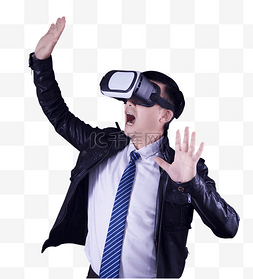 商务宇宙图片_人像VR虚拟体验商务