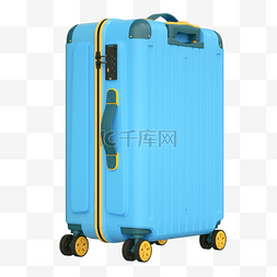 3D立体旅游旅行C4D出行行李行李箱