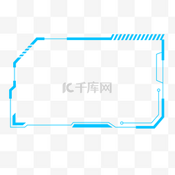 科技覆盖图片_未来技术感测抽搐直播覆盖边框