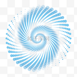 蓝色圆点图片_蓝色半透明波点旋转底纹