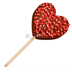 甜品宣传单图片_棒棒糖心脏的插图酒吧餐馆和商店