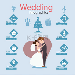 主题婚礼背景图片_婚礼主题元素集。