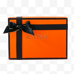 礼盒橙色图片_小商品橙色礼物盒