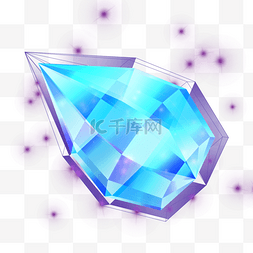 霓虹光效珠宝光泽钻石