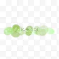 抽象光效模糊绿色线条
