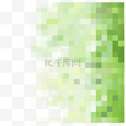 绿色抽象素材图片_像素渐变绿色边框