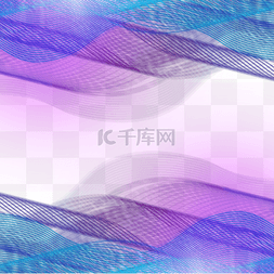 蓝紫色网状点线抽象科技光效