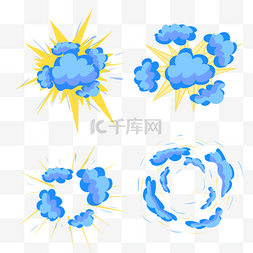 爆炸动画效果图片_卡通的爆炸小物件