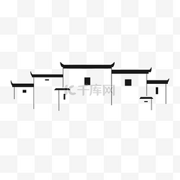 建筑数字化图片_中式建筑徽派建筑