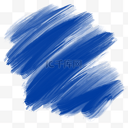 水柱笔刷图片_克莱因蓝蓝色笔刷涂鸦