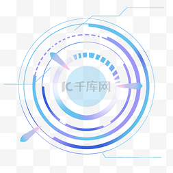 圆形科技感仪表