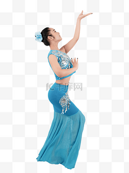 傣族舞女孩图片_傣族舞跳舞女孩人物