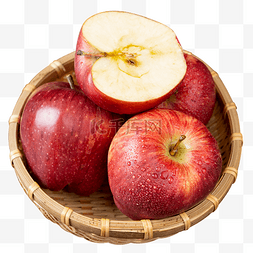 水果苹果图片_多汁水果香脆新鲜红苹果
