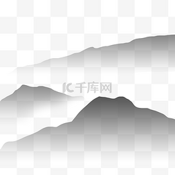 禅意禅意图片_中国风水墨山