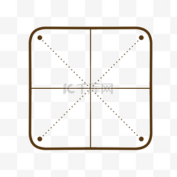 虚线田字格图片_复古田字格方格米格