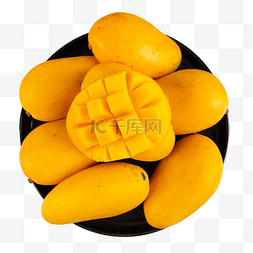 水果果盘黄色芒果