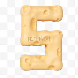 饼干艺术字插图号码5