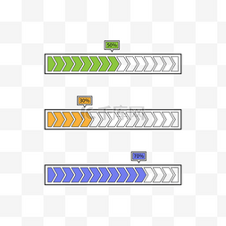 箭头数据加载进度条