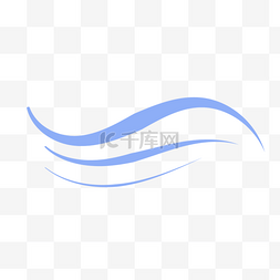 直线直线图片_蓝色的水图标