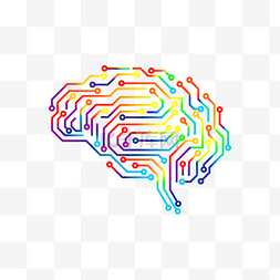 敢想敢拼敢创造图片_彩色电路人类概念大脑