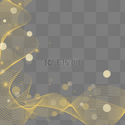 光斑水纹图片_圣诞金色光斑光效金色线条光斑装