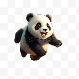 卡通国宝熊猫图片_卡通可爱大熊猫国宝动物
