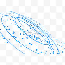 光图片_蓝色科技光点线条