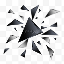 立体色块图片_三角形抽象立体色块