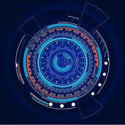 增强现实图片_科技竞技仪表盘分析ARVR