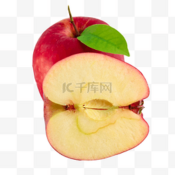 苹果水果果肉摄影图