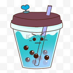 碳酸饮料吸管图片_果汁碳酸饮料蓝色杯子图片