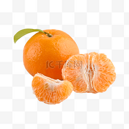橘子一瓣图片_橘子柑橘食品果皮新鲜