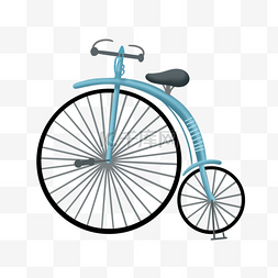 自行车蓝色复古老式