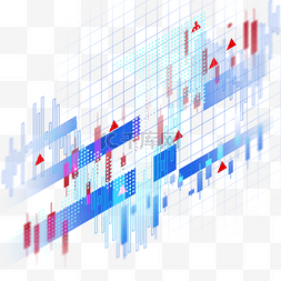 几何箭图片_股票市场走势图涨跌分析