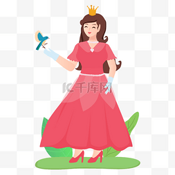 飞鸟图片_穿粉红裙子的公主