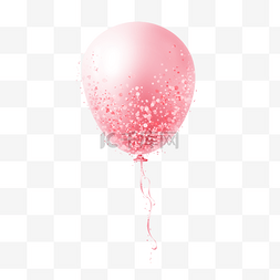 气球椭圆形状粉色图案