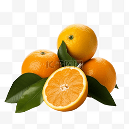 卡通手绘水果橙子