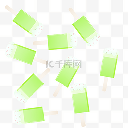 绿色冰棍底纹