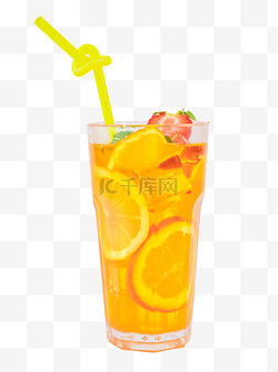 橙汁海报免费图片_下午茶饮品