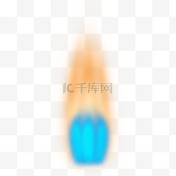 燃烧的火焰蓝色图片_燃烧的橙蓝色火焰