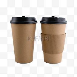 咖啡包装图片_纸质咖啡杯拿铁饮品包装