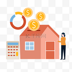 贷款理材图片_购房买房房产按揭贷款