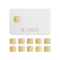 sim电话卡图片_矢量蜂窝移动电话 sim 卡芯片集