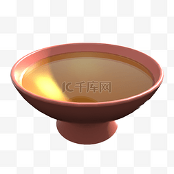 C4D茶碗模型