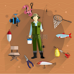 渔夫和渔具
