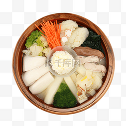 韩国插画图片_餐饮美食韩国菜品