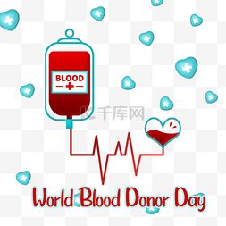 医疗干净图片_世界献血者日干净红色绿色