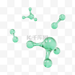 护肤图片_3DC4D立体美容护肤医疗分子结构