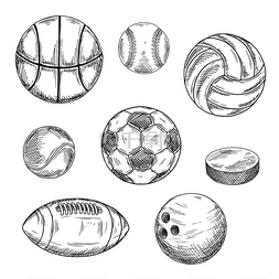 篮球和足球图片_用于足球或橄榄球、棒球、篮球、