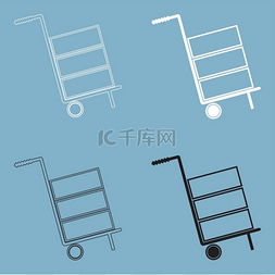 Cart delivery or shipment icon 图标 .. Cart